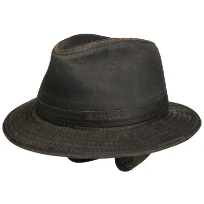 Vagabond Hat with ear flaps - Stetson Reference: 457 | Traclet Hat Shop
