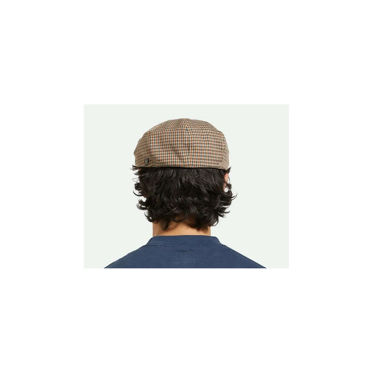 Brixton Brood Newsboy Plaid Cap - Sand ref 16575 traclet hat shop