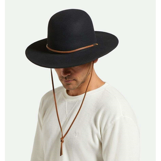 Tiller Black Felt Hat - Brixton