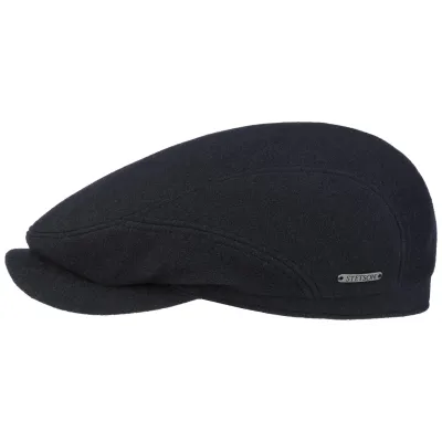 Casquette Plate Dylan Wool/Cashmere Marine -  Stetso
