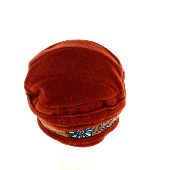 Bonnet polaire wax brique made in France - Traclet