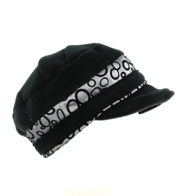 Bubble fleece newsboy cap made in France - Traclet - ref 20256