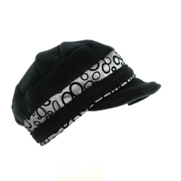 Bubble fleece newsboy cap made in France - Traclet