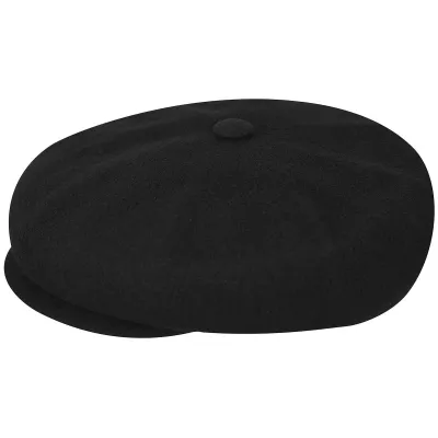 Hawker Wool Black Beret Cap - Kangol Reference: 20571| Chapellerie Traclet
