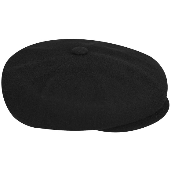 Casquette Béret Hawker Laine Noir - Kangol