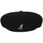 Hawker Wool Black Beret Cap - Kangol