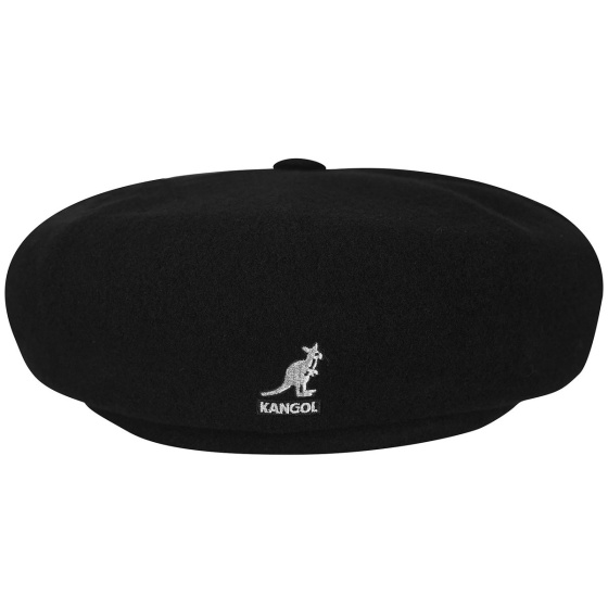 Casquette Béret Hawker Laine Noir - Kangol