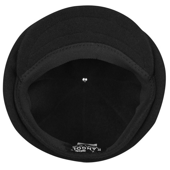 Casquette Béret Hawker Laine Noir - Kangol