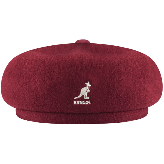 Casquette Béret Hawker Laine Lie De Vin - Kangol
