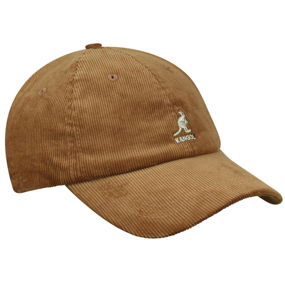 Casquette Strapback Cord Coton Camel - Kangol Casquette Strapback Cord Coton Camel - Kangol