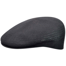 Kangol Tropic 504 Ventair Black Beret with Gold Logo