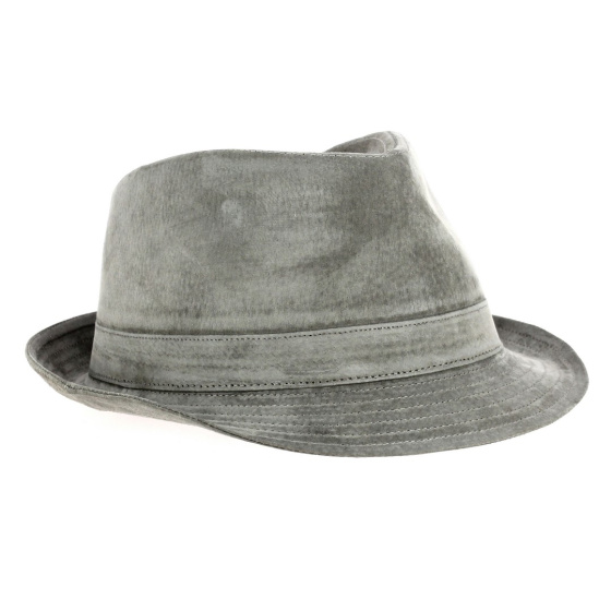 Chapeau Trilby - Strike Bleu/Gris
