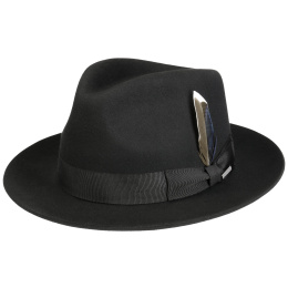Lincoln Wool & Cashmere Fedora Hat Black - Stetson