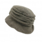 Chapeau Tavira Polaire Femme Noir & Moutarde - Traclet