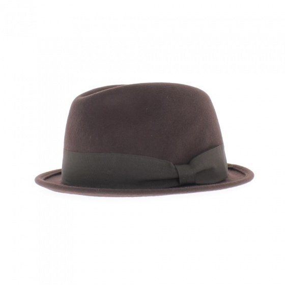 Chapeau homme marron Cleveland