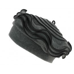 Tavira Polar Women's Hat Black & Red - Traclet