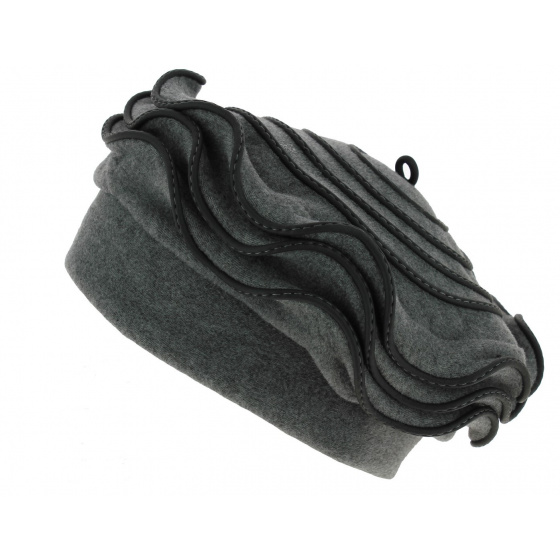 Chapeau Tavira Polaire Femme Noir & Rouge - Traclet Chapeau Tavira Polaire Femme Noir & Rouge - Traclet