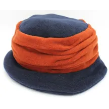Chapeau Tavira Polaire Femme Orange & Marine - Traclet
