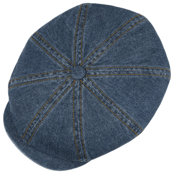 Casquette Hatteras Aoste Denim Coton Bleu - Stetson