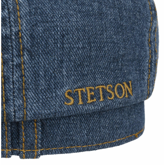 Stetson Aoste Denim Cotton Blue Newsboy Cap