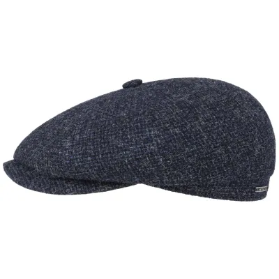 Hatteras Le Capu wool cap navy blue - Stetson