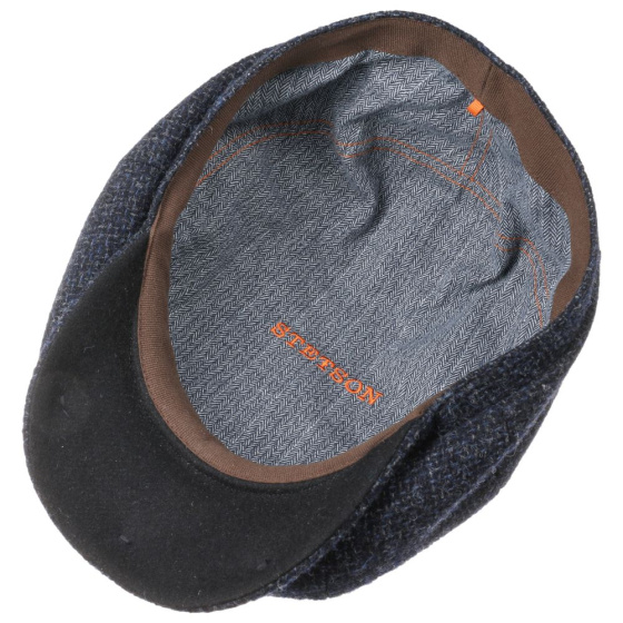 Casquette Hatteras Le Capu Laine Bleu Marine - Stetson Casquette Hatteras Le Capu Laine Bleu Marine - Stetson