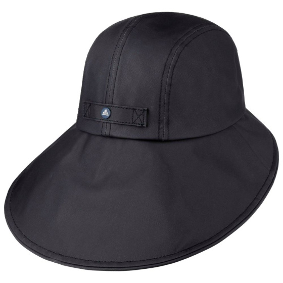 Casquette Suroît Sou'wester Coton Huilé Marine - Hammaburg