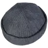Bonnet Docker Rostock Coton Marinière Gris - Hammaburg   Reference : 20624| Chapellerie Traclet
