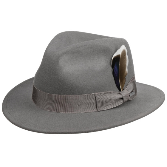 Louisville Wool & Cashmere Black Traveler Hat - Stetson