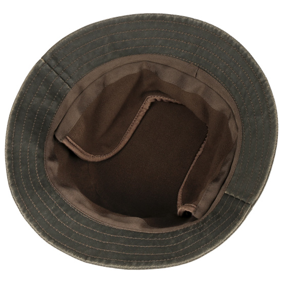 Denver Bucket Hat with Ear Flaps Brown - Stetson
