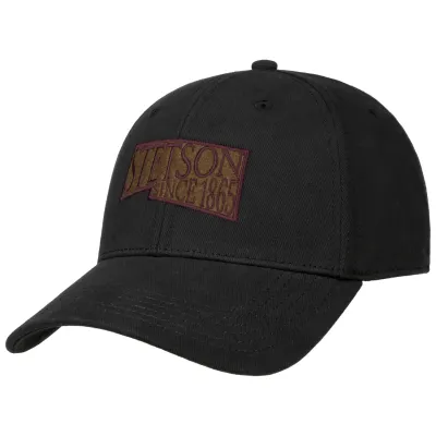 Casquette Baseball Brushed Twill Noire - Stetson réf 20639 chapellerie traclet