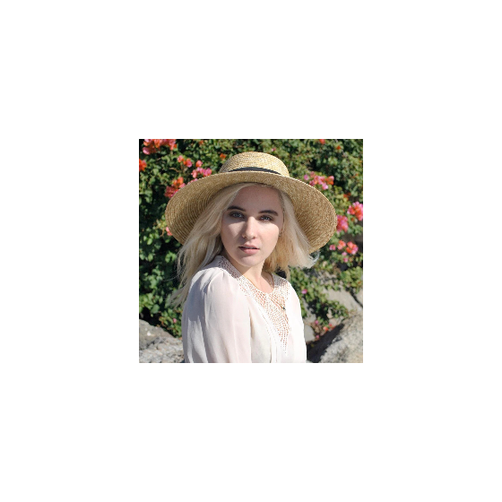 Milan Straw Boater Hat