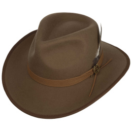 Western Woolfelt Escondido Beige Hat - Stetson