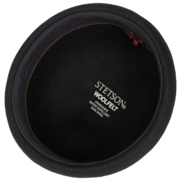 Black Wool Baltimore Docker Beanie - Stetson