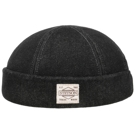 Docker Beanie Peyron Black Denim - Stetson