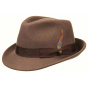 Stetson Beige Wool Felt Elkader Trilby Hat
