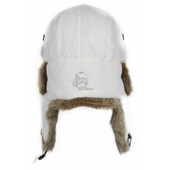 Fur Ushanka - White Lapeer - Mad Bomber