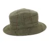 Chapeau Bob Keaton Carreaux Kaki Laine - City Sport Reference : 20651| Chapellerie Traclet