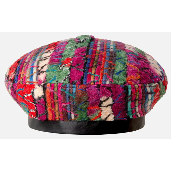Wooly Squiggle Pattern Beret - Kangol