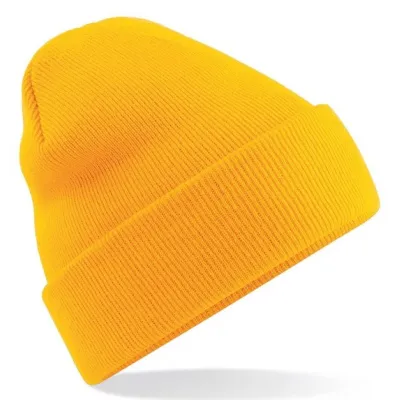 Gold Acrylic Long Beanie - Beechfield Reference: 20667| Chapellerie Traclet