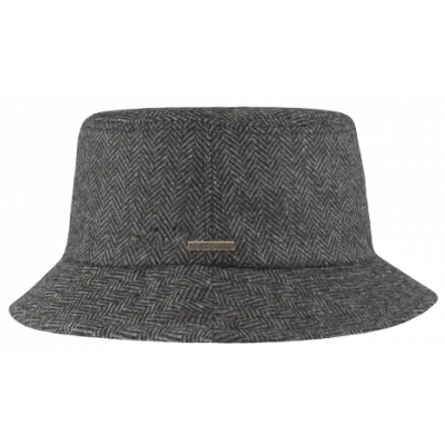 Bob Bink Tweed Chevrons Anthracite - Hatland