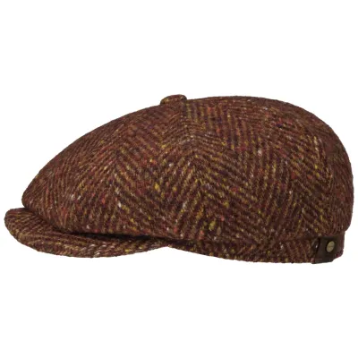 Stetson Hatteras Nob Hill Herringbone Cap Reference: 20671| Traclet Hat Shop