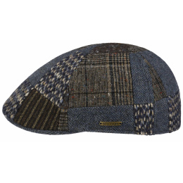 Lawrence Duckbill Cap Patchwork Wool - Stetson