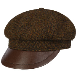 Brown Wool Riders Sailor Cap - Stetson