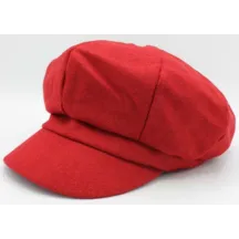 Red Wool Newsboy Cap Tania - Traclet  Reference: 20682| Traclet Hatmakers