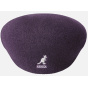 Plum Wool 504 Cap - Kangol