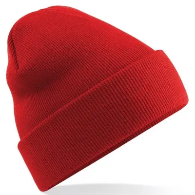 Bonnet Long Acrylique Rouge Hermès - Beechfield