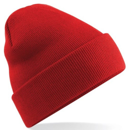 Long Acrylic Beanie Hermès Red - Beechfield