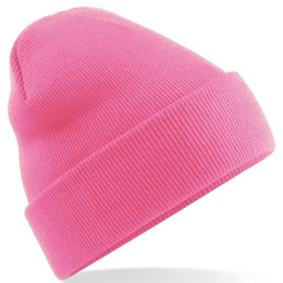 Pink Acrylic Long Beanie - Beechfield