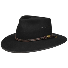 Black Felt Traveller Countryman Hat - Statesman